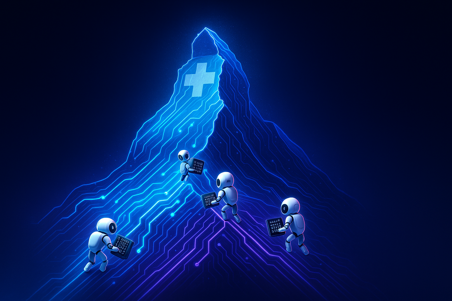 Digital Cervin Illustration